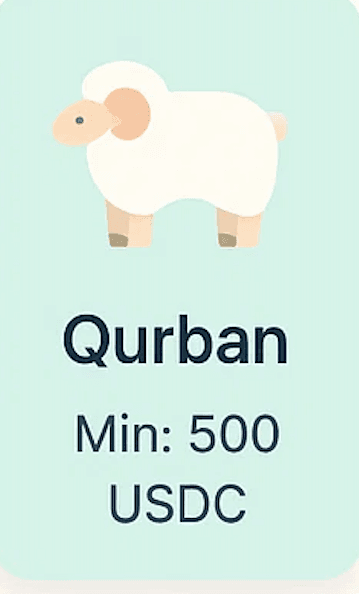 Create Qurban goal