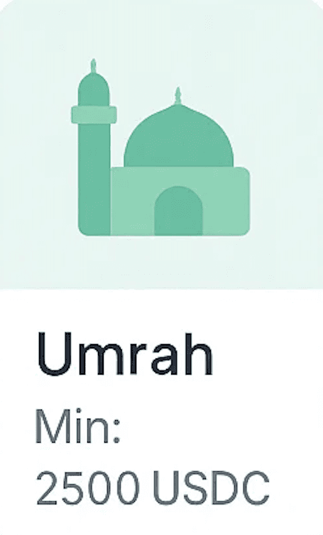 Create Umrah goal